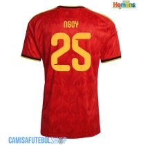 Camisa de time de futebol Bélgica Nathan Ngoy #25 Replicas 1º Equipamento Mundo 2026 Manga Curta